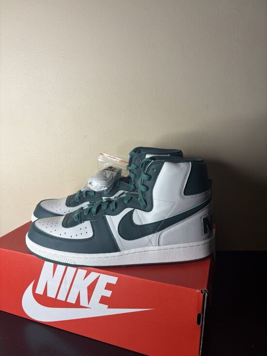 Nike Terminator High “Noble Green” Size-13 White Men’s (FD0650 100) New main image 7